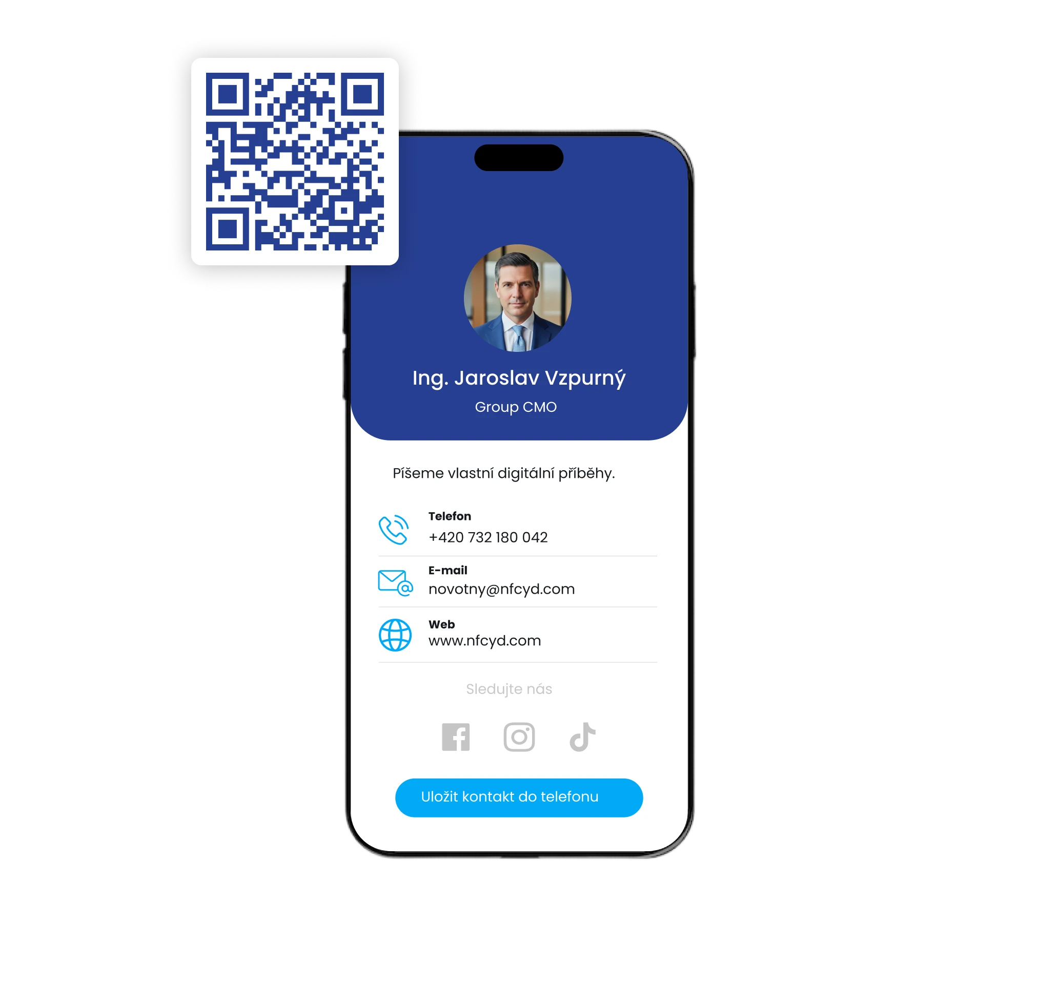 Výroba a tisk NFC karet, vizitek