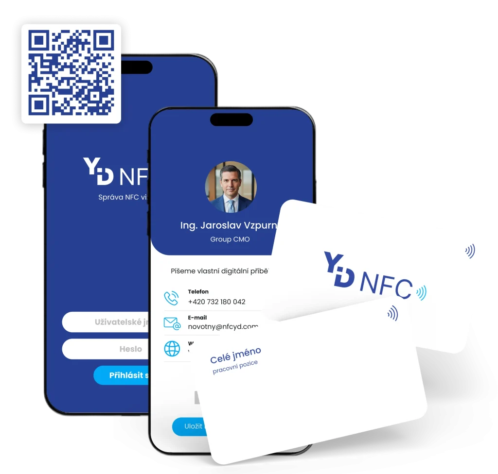 Výroba a tisk NFC karet, vizitek