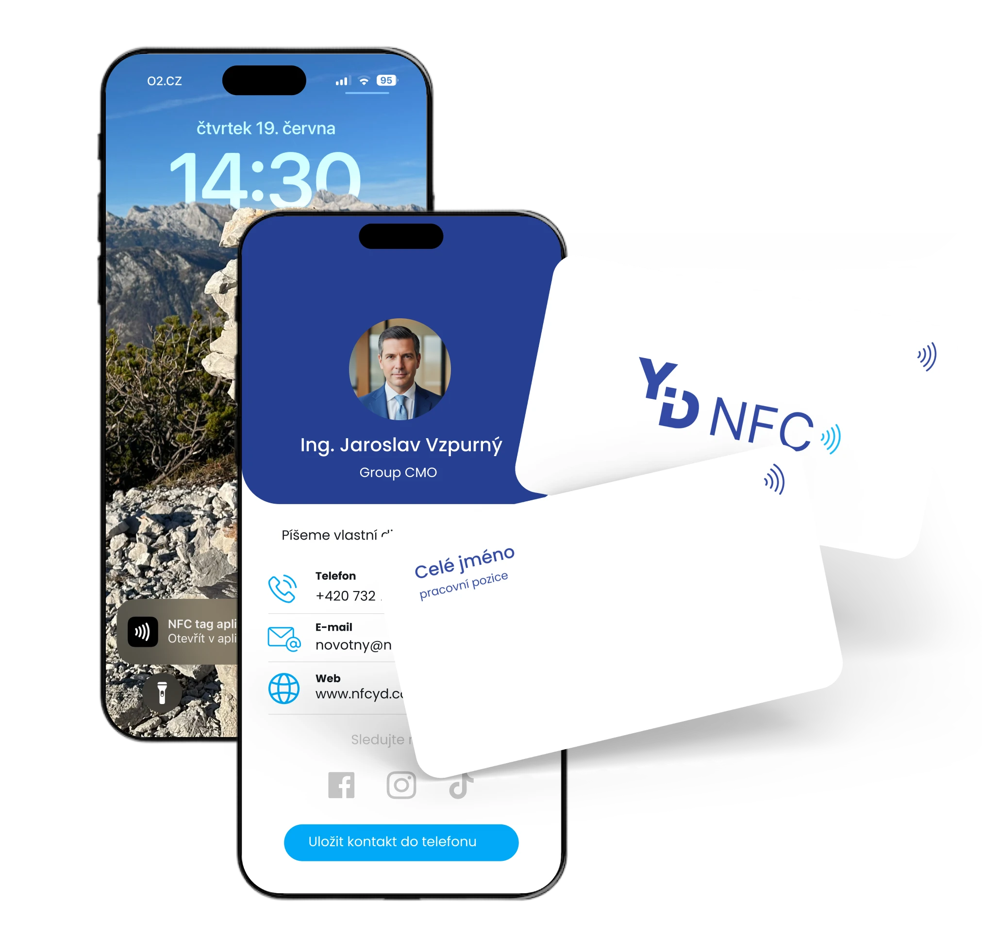 NFC vizitky na míru