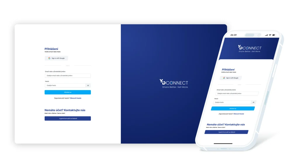 YDconnect aplikace